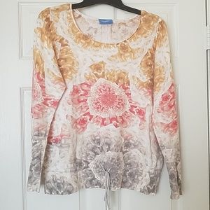 Simply Vera Drawstring Sweater Sz XXL
